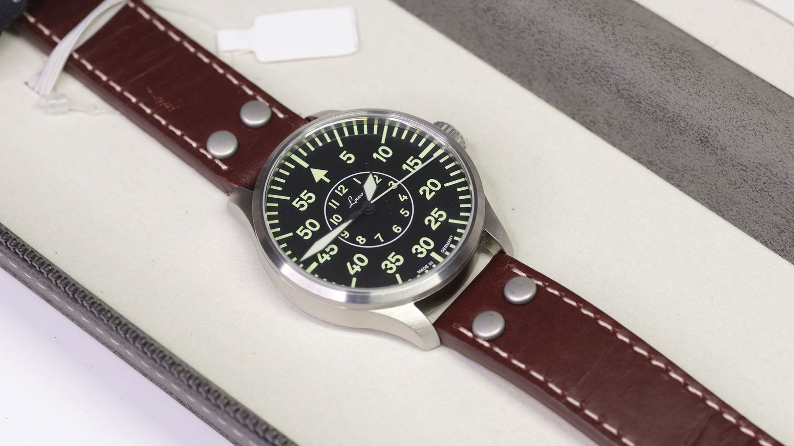 *To Be Sold Without Reserve* Laco Pilot Basic Aachen Automatic with Box and Papers Circa 2024 (1 of 5)
