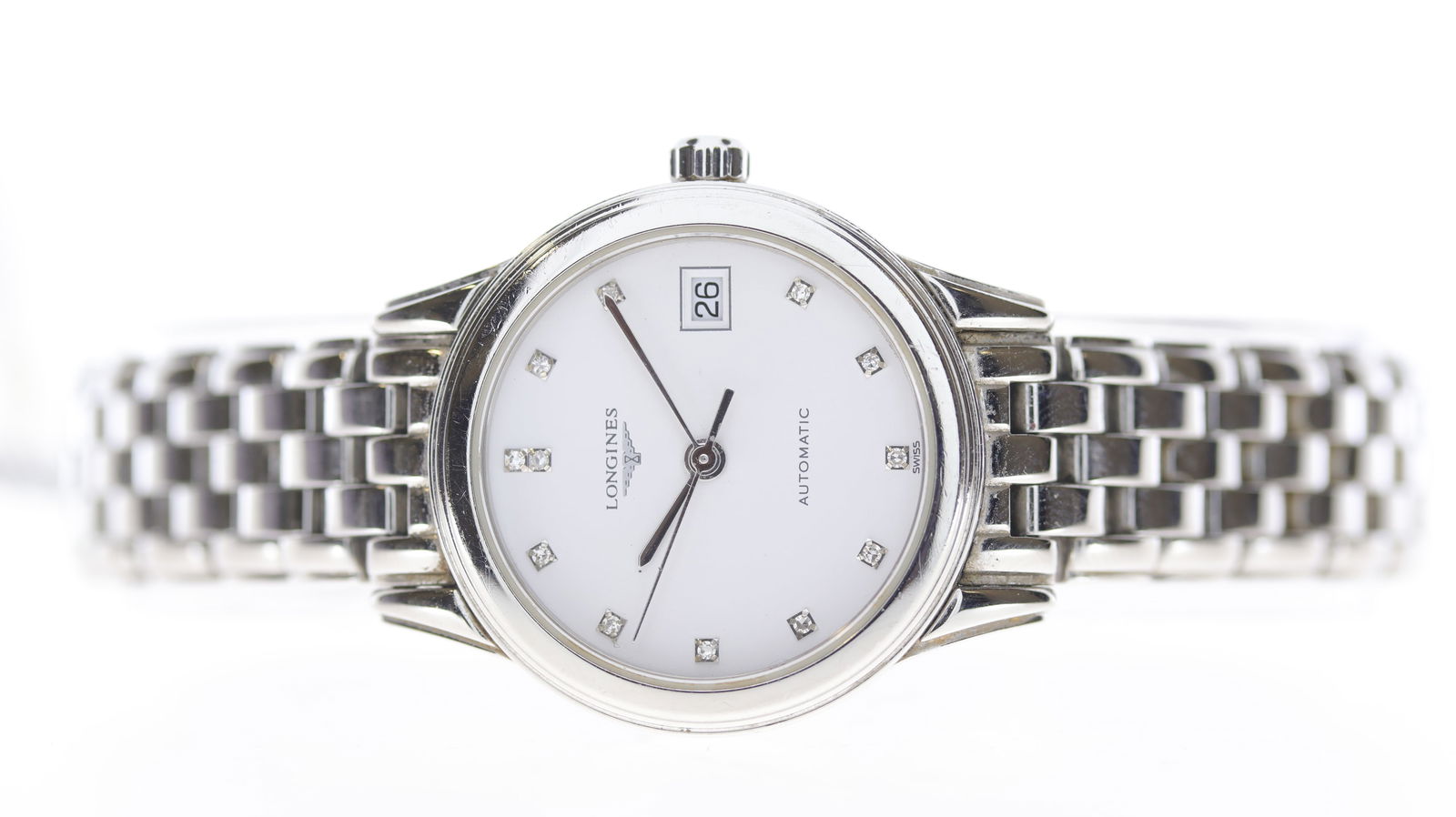 Ladies Longines Flagship Date Automatic with Box and Papers 2020 (1 of 3)