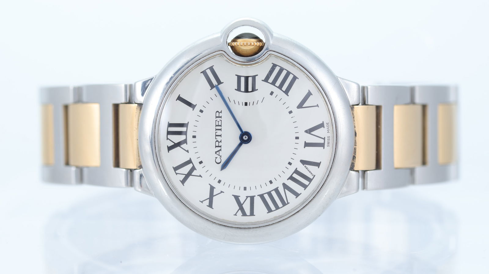 Cartier Ballon Bleu Steel and Gold Reference 3005 Quartz (1 of 5)