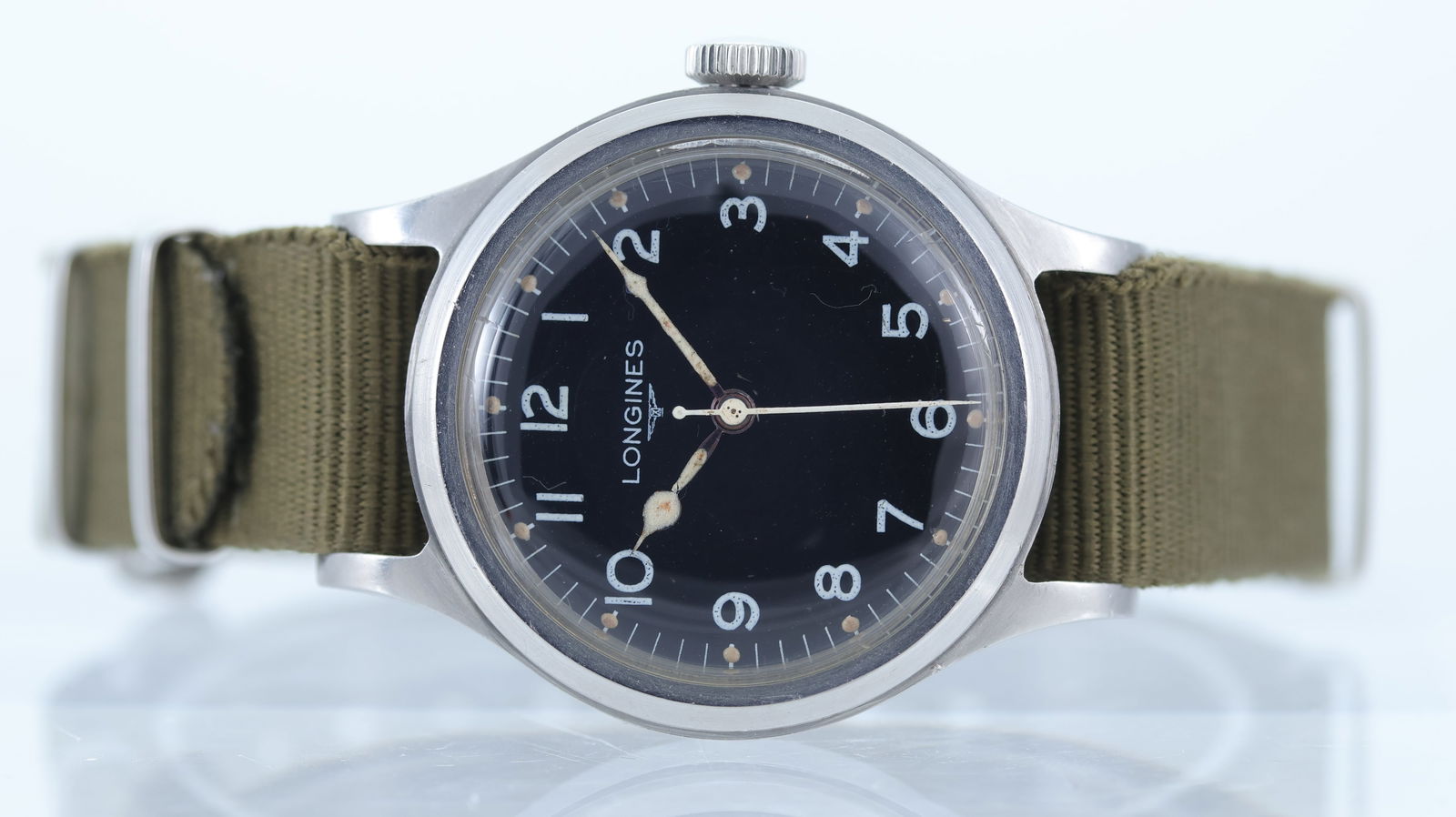 Vintage Longines Pilots Watch Manual Wind Circa 1950's (1 of 5)