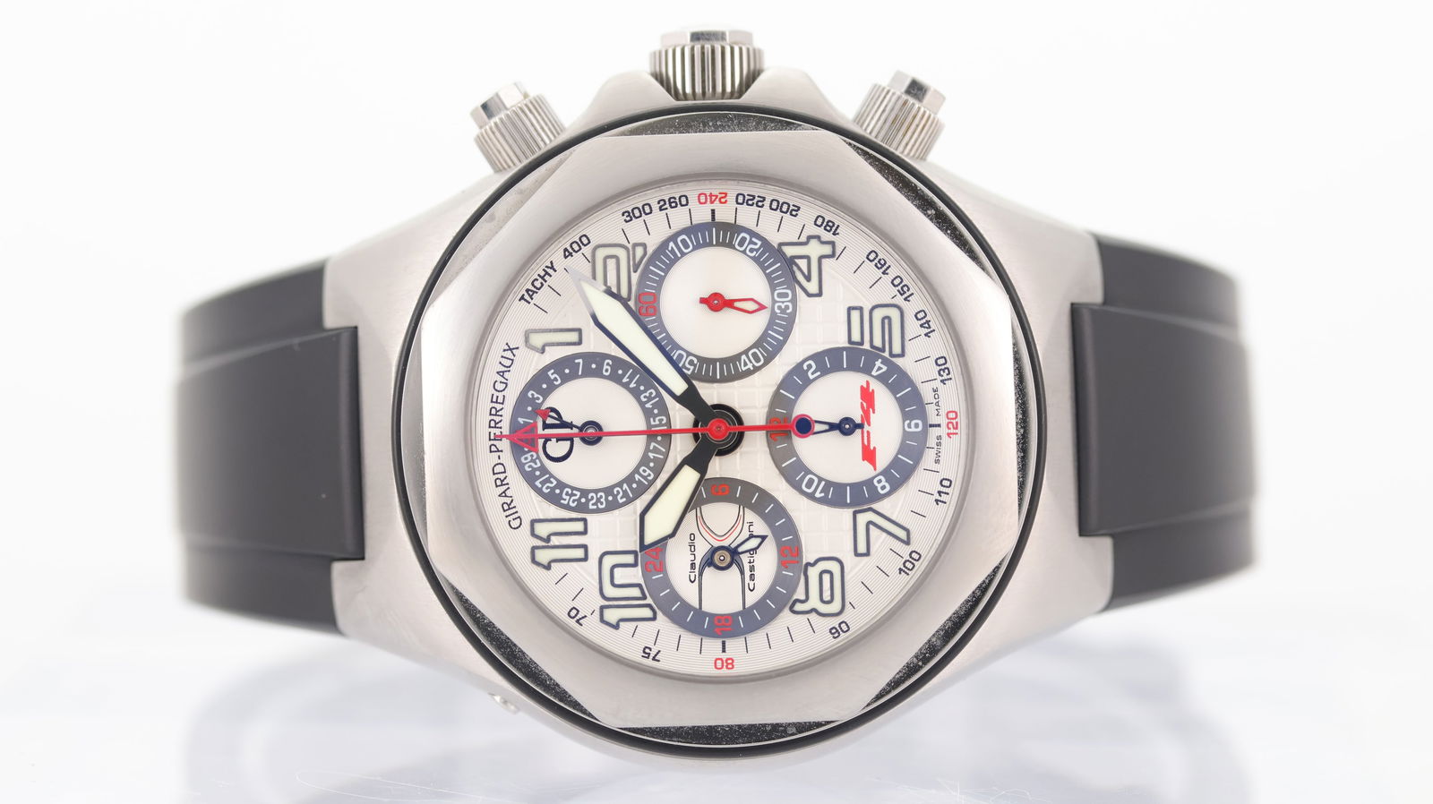 Limited Edition Girard Perregaux Laureato Evo 3 'Claudio Castiglioni F4' Chronograph Date Automatic (1 of 3)