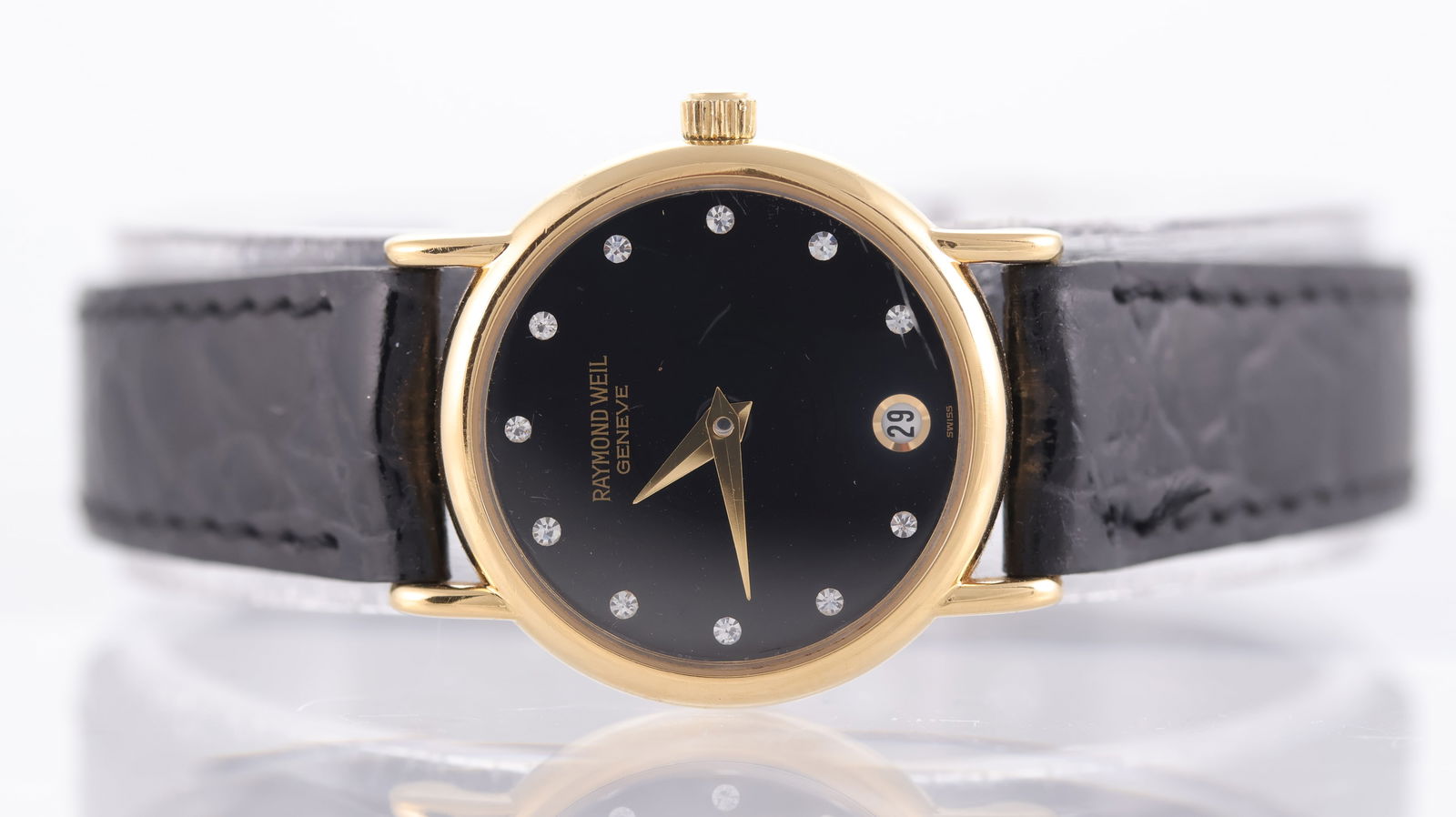 Ladies Raymond Weil Geneve Date Quartz with Box (1 of 5)