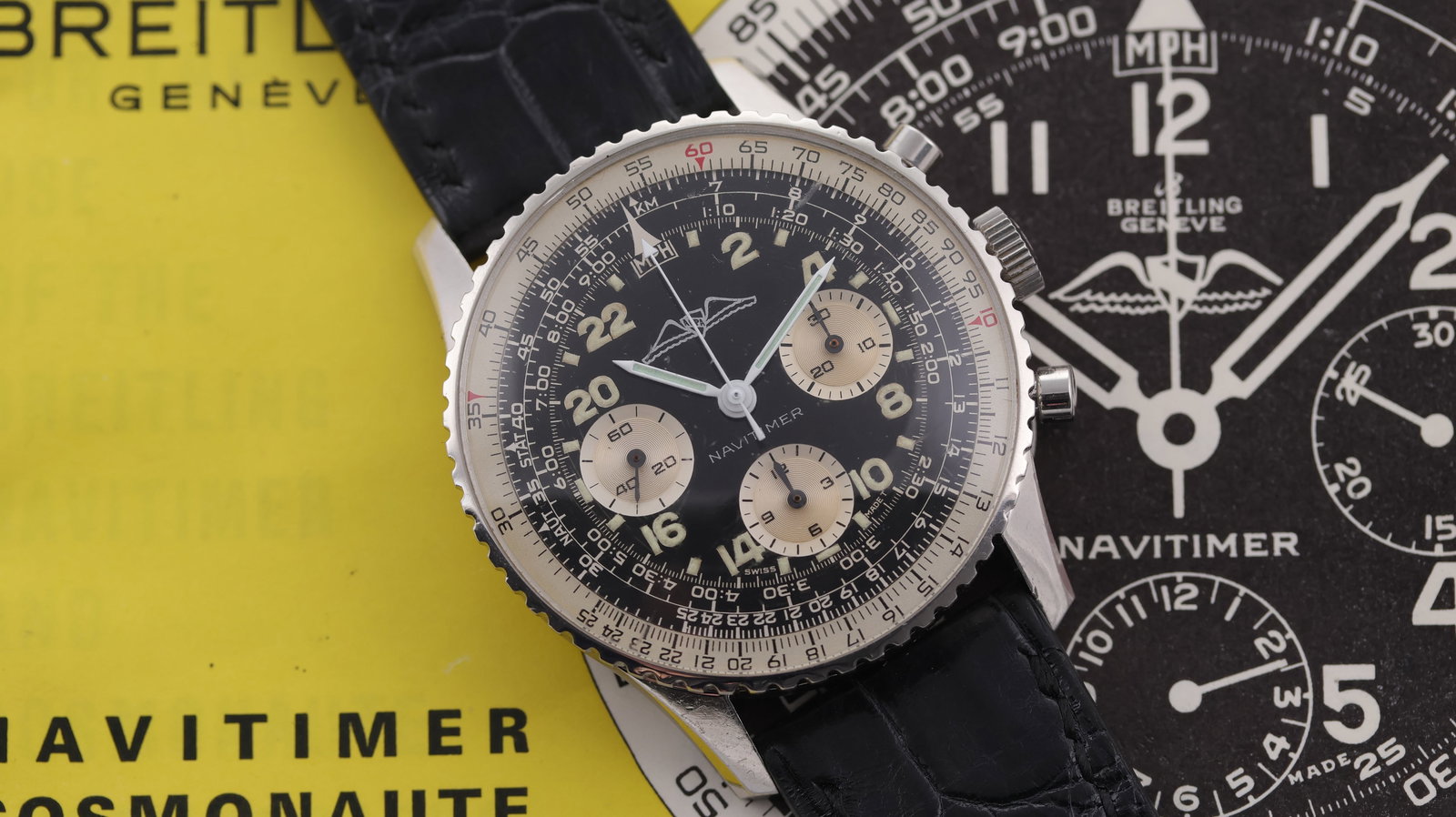 Breitling Navitimer Cosmonaute Chronograph Manual Wind Circa 1966 (1 of 6)