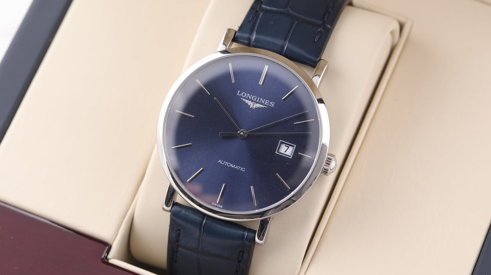 Longines Elegant Date Automatic with Box and Papers 2021 (1 of 6)