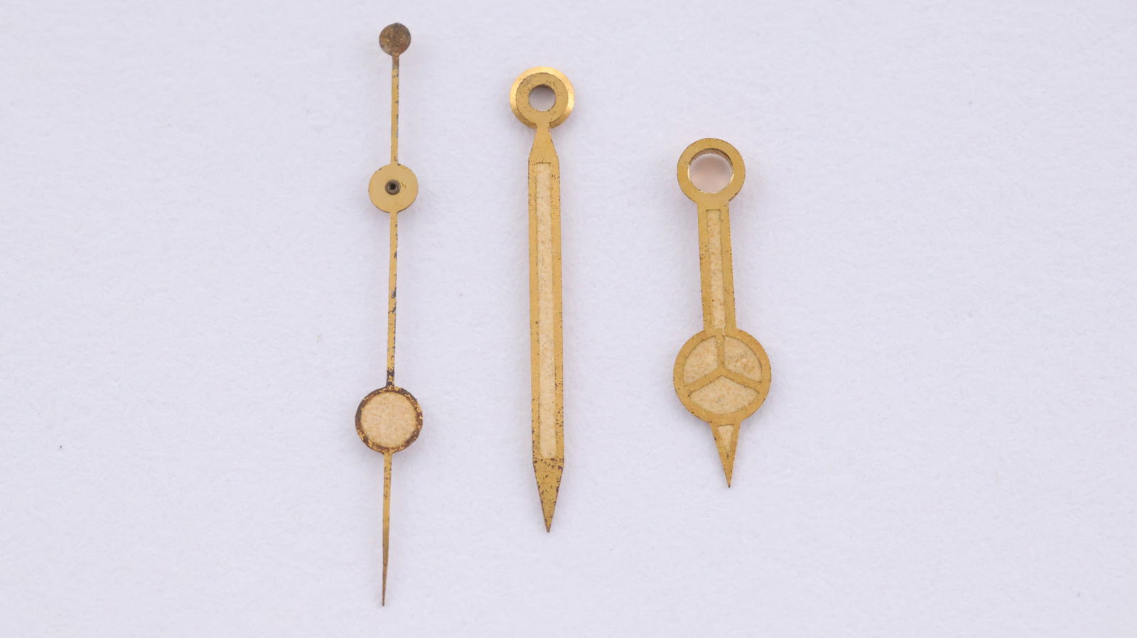 * To Be Sold Without Reserve* Rare Rolex Gilt Flat LONG NECK hands: * To Be Sold Without Reserve* Rare Rolex Gilt Flat LONG NECK hands, with larger lollipop gilt seconds hand, for refs 6538 / 6150 / 6350 / 6200 etc