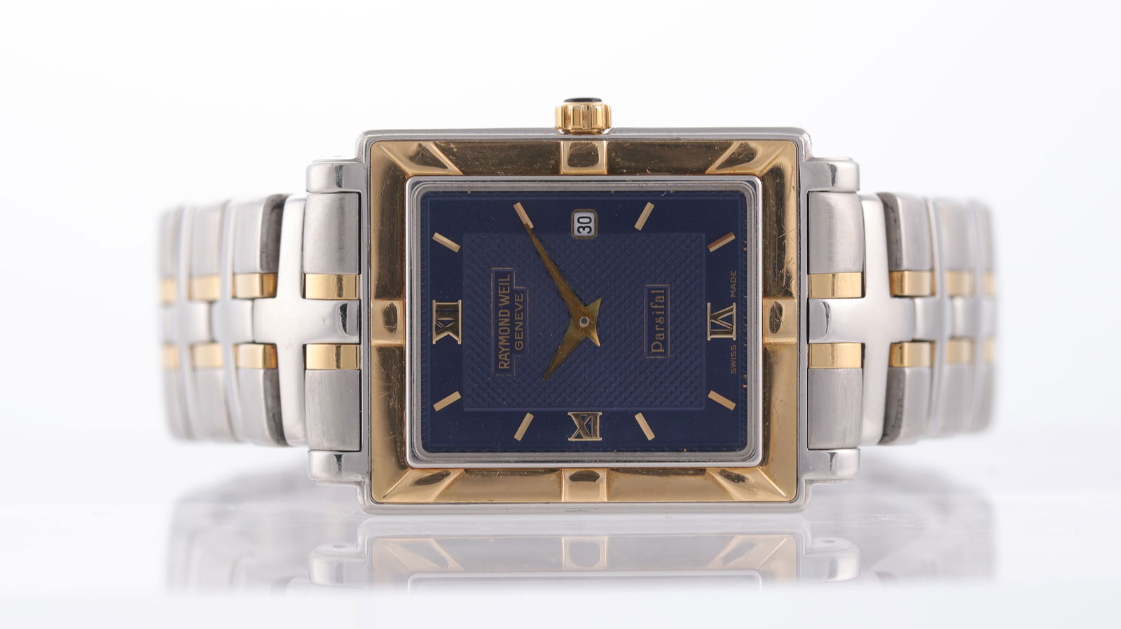 Raymond Weil Parsifal Ref 9330: Brand: Raymond Weil Model Name: Parsifal Reference: 9330 Movement type: Quartz Dial shape: Rectangular Dial colour: B