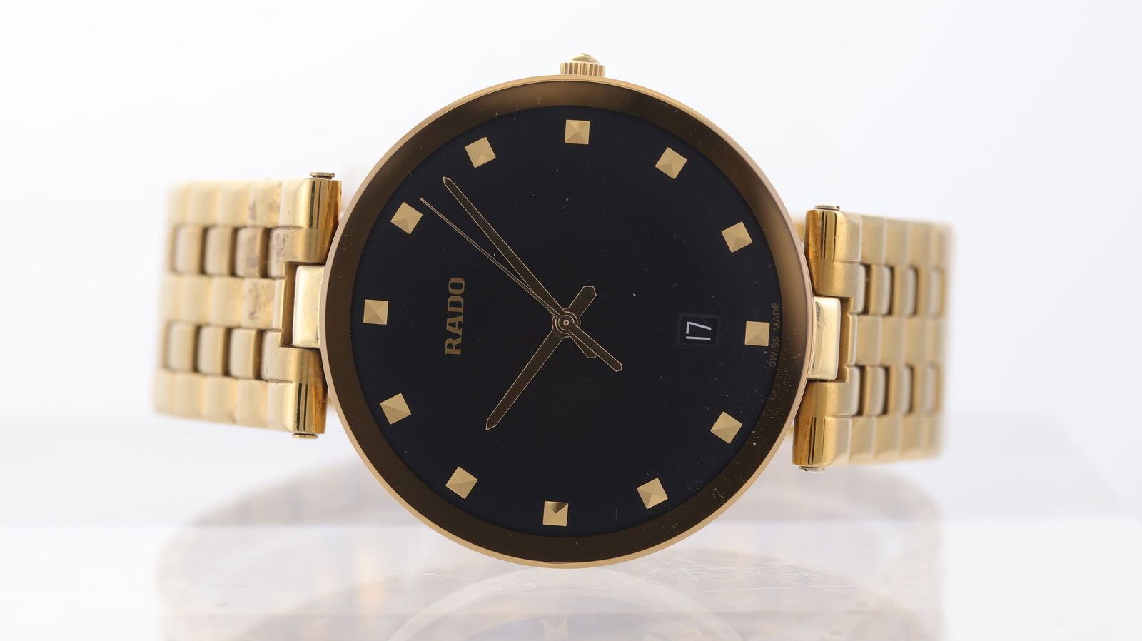 Rado Florence Ref 115.3868.2: Brand: Rado Model Name: Florence Reference: 115.3868.2 Movement type: Quartz Dial shape: Circular Dial colour: black<