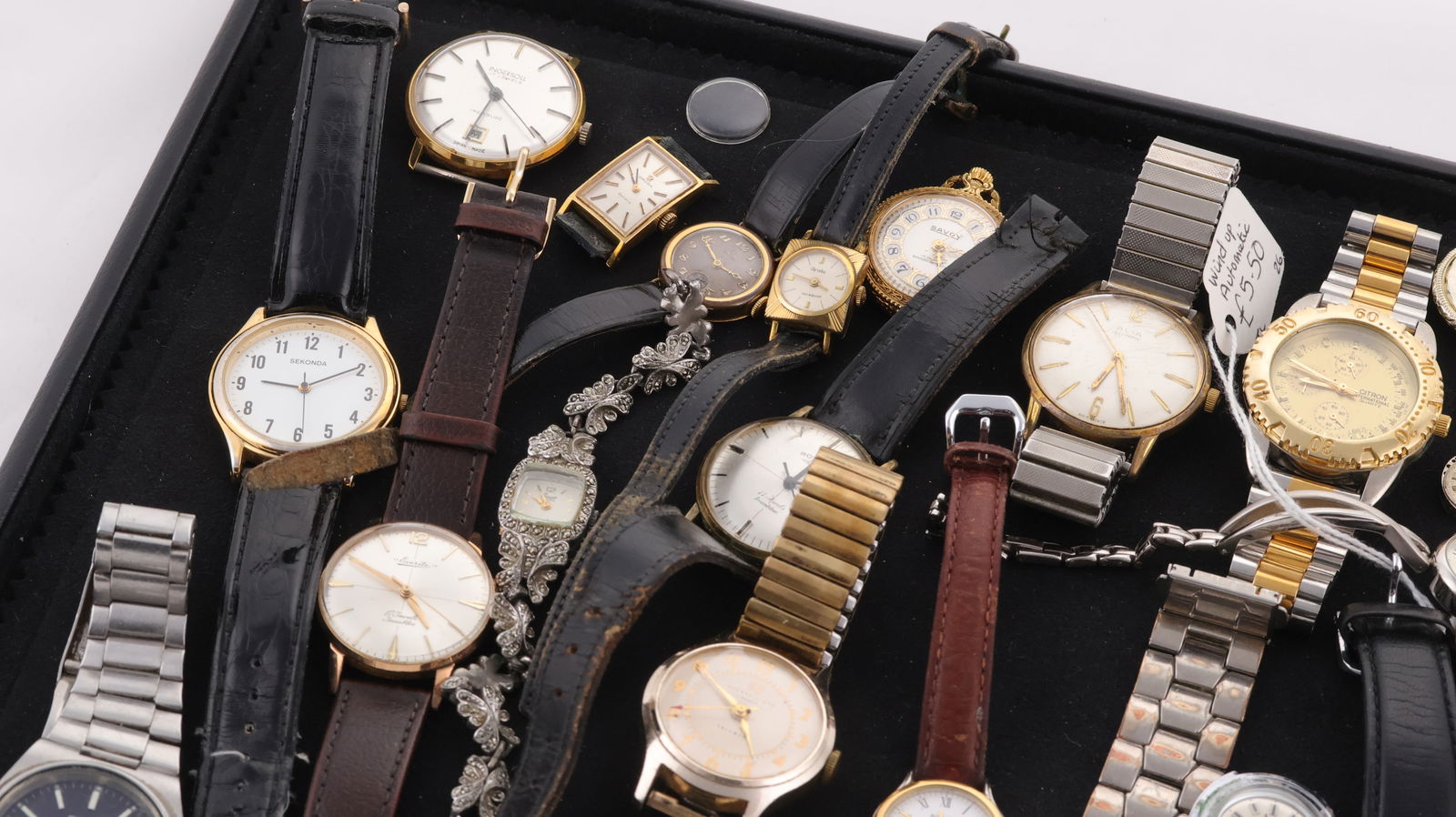 *to be sold without reserve* A job lot of watches including Omega, vintage and modern, Seiko 5, - 2