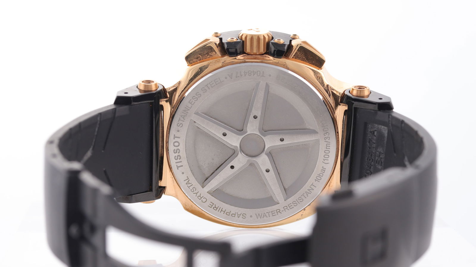 Tissot T-Race Rose gold plated Ref T048417A - 3