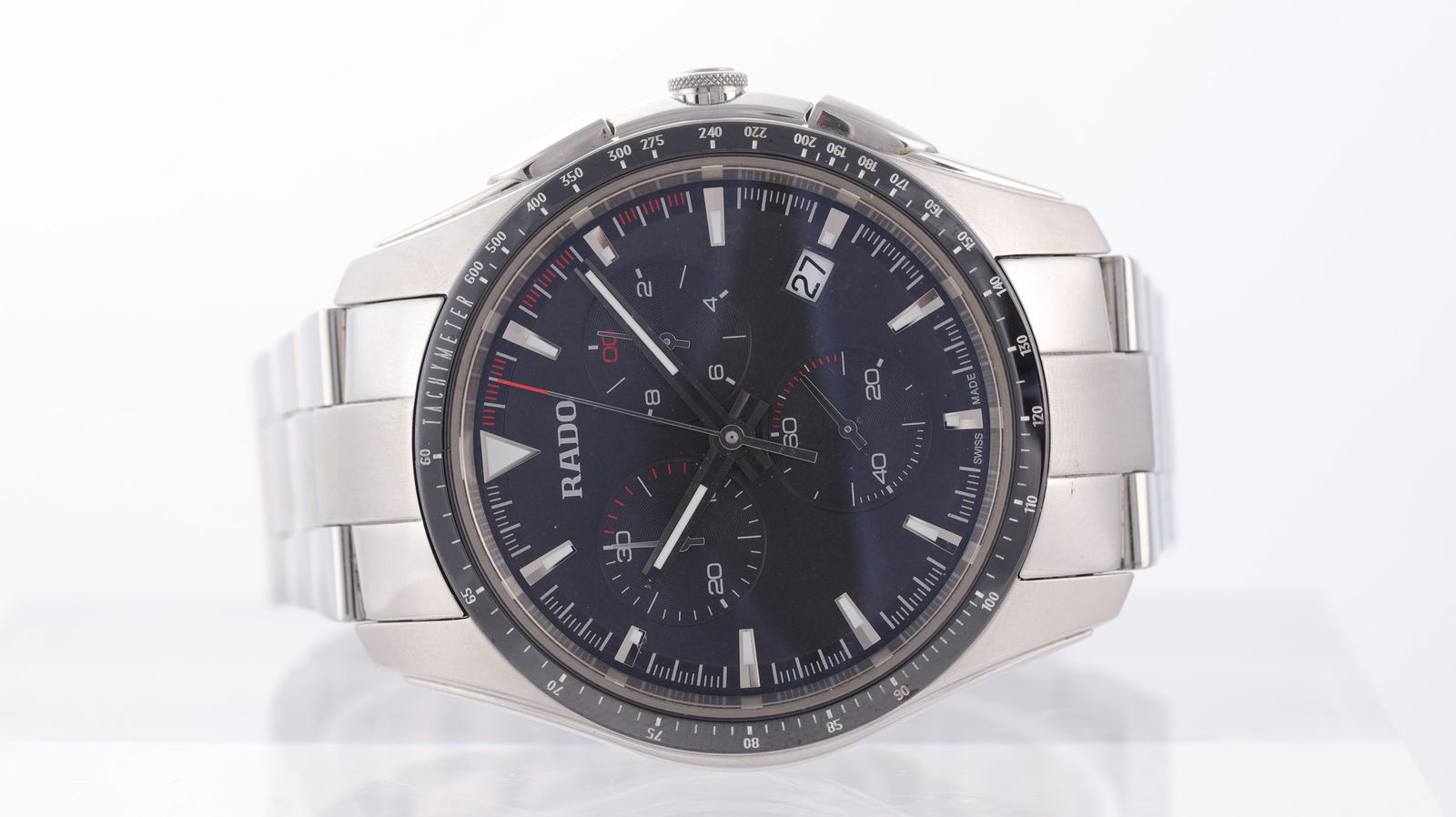 Rado Hyperchrome Ref 312.0259.3 with Box and Papers 2020: Brand: Rado Model Name: Hyperchrome Reference: 312.0259.3 Movement type: Quartz Year: 2020 Box: Full Box