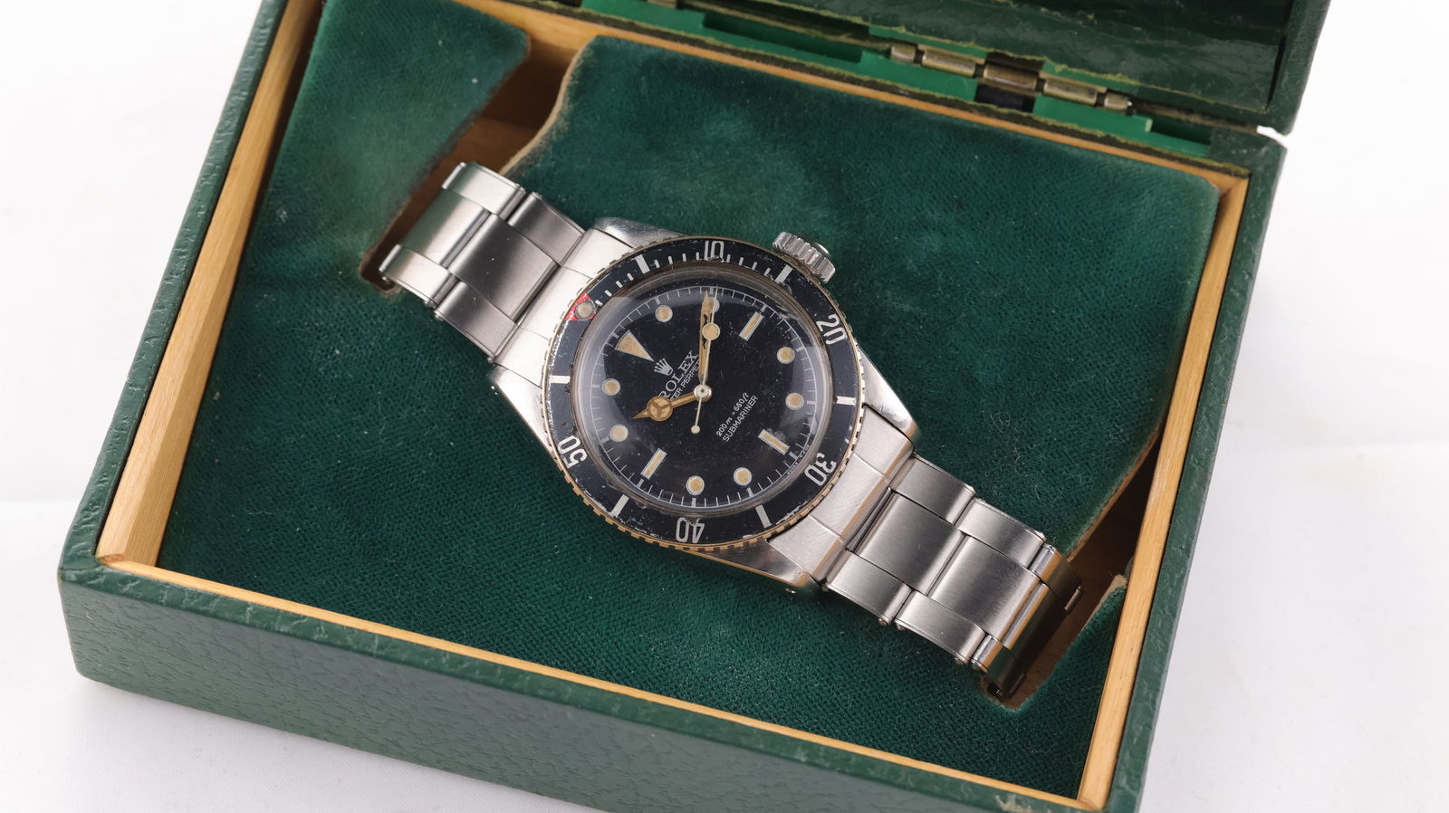 Rare Vintage Rolex Submariner Ref 5510 Big Crown with Box Circa 1958 (1 of 14)