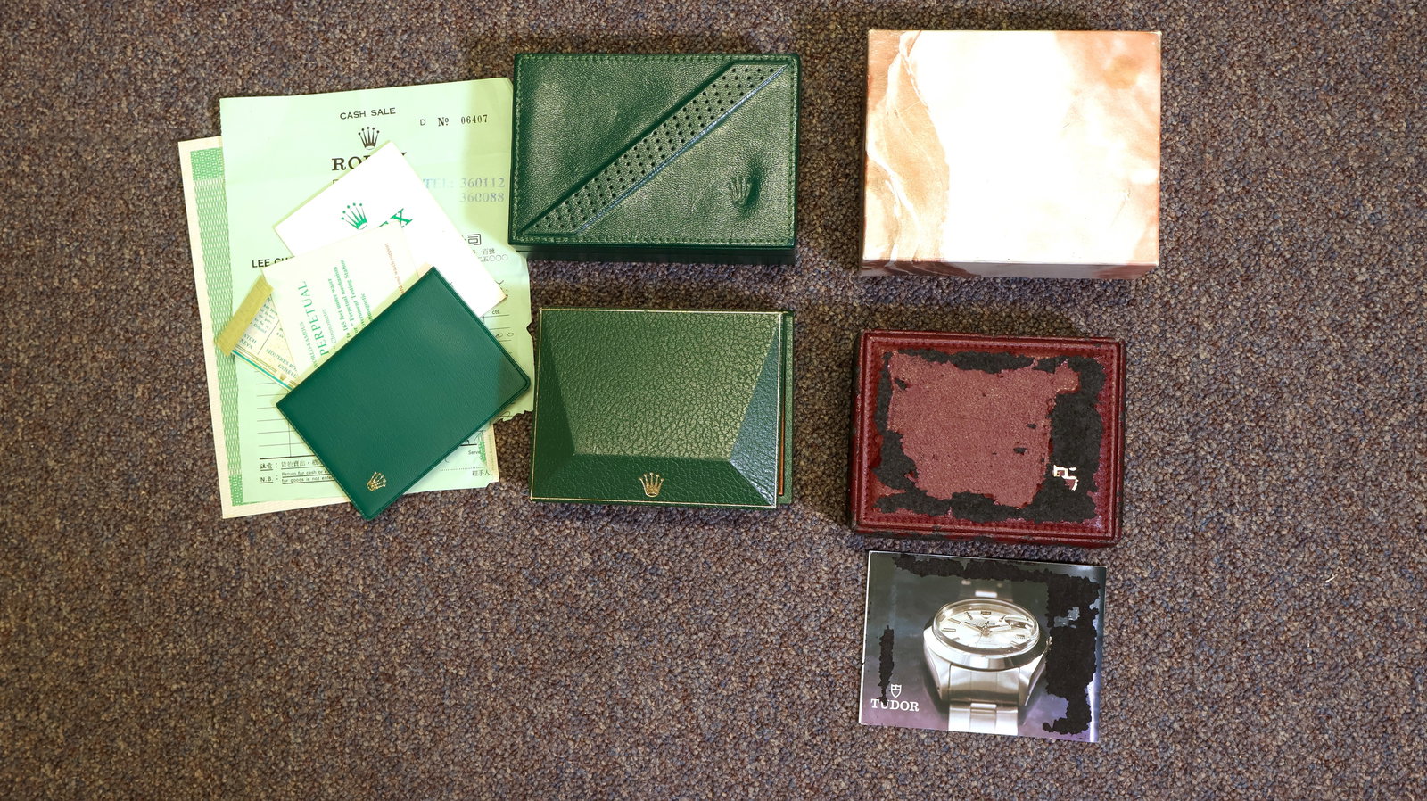 *To Be Sold Without Reserve* Sold As Seen - A Job of Rolex & Tudor Watch Boxes and Accessories: *To Be Sold Without Reserve* Sold As Seen - A Job of Rolex & Tudor Watch Boxes and Accessories
