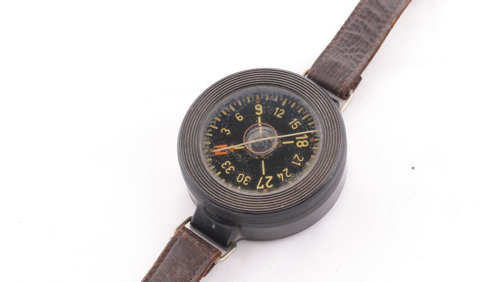 Vintage WWII German Military Aviator Wrist Compass AK39 Circa 1940's: Vintage WWII German Military Aviator Wrist Compass AK39 Circa 1940's