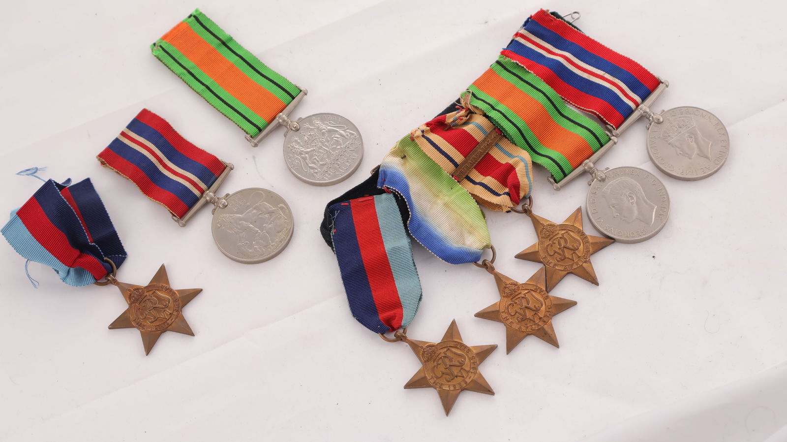 Group of Vintage British WWII Military Medals (1 of 2)