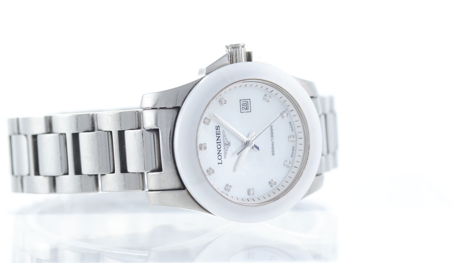 Longines Conquest Ref L3.257.4 Mother of Pearl - 2