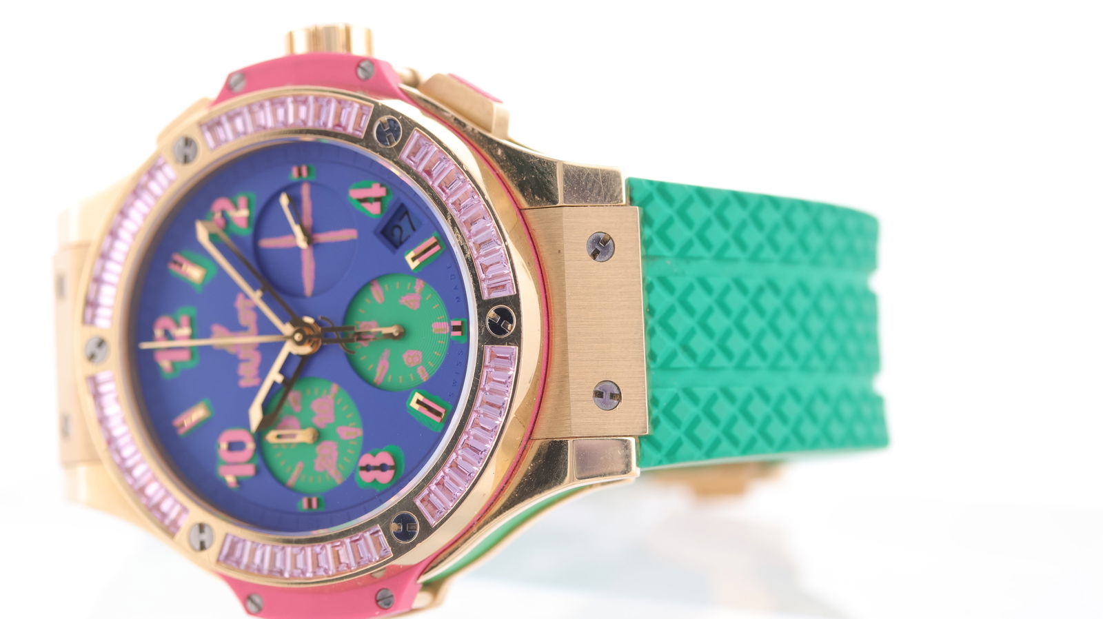 Limited Edition Hublot Big Bang Pop Art 18ct Rose Gold of 200 Pieces Ref 341.VP.5199.LR.1933.POP14 w - 3