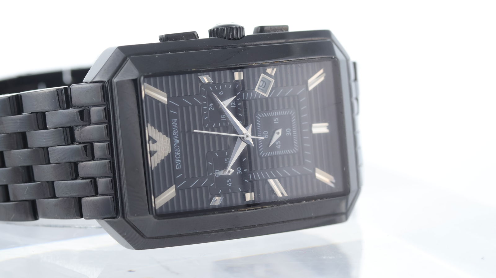 *To Be Sold Without Reserve* Emporio Armani Chronograph DLC Coated Wristwatch - 2