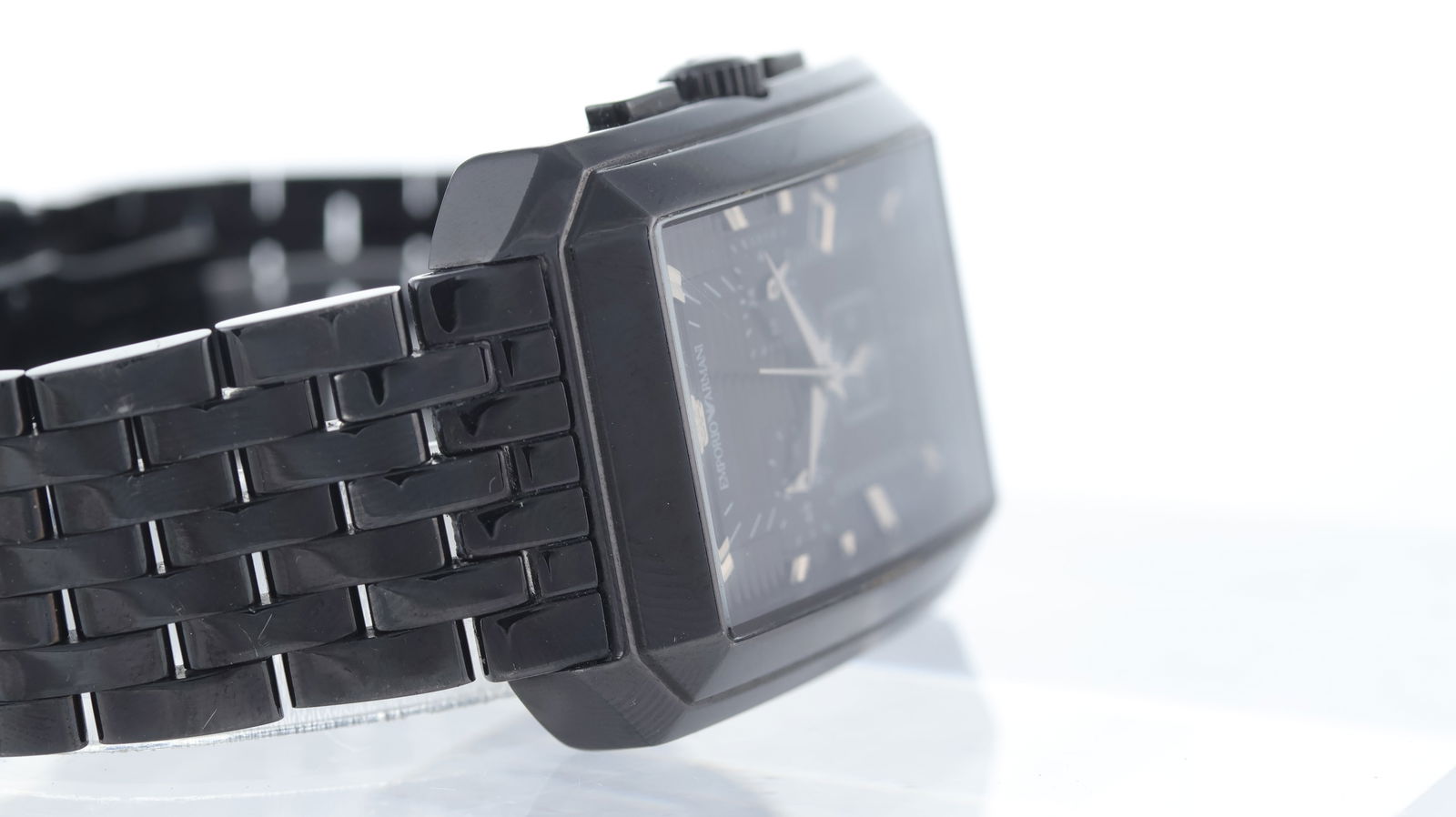 *To Be Sold Without Reserve* Emporio Armani Chronograph DLC Coated Wristwatch - 3