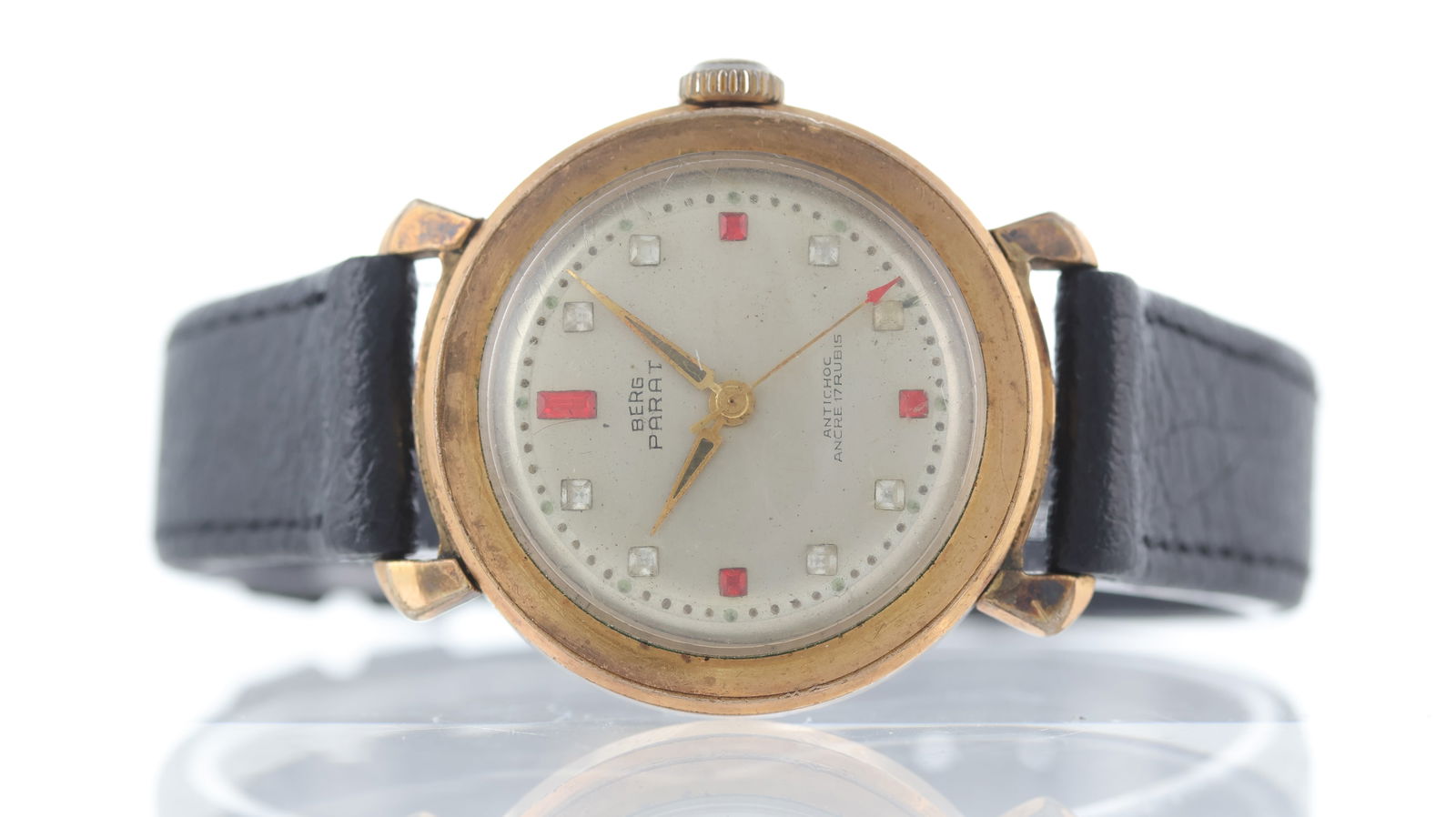 Vintage Parat Stone Set Dial Dress Watch (1 of 3)