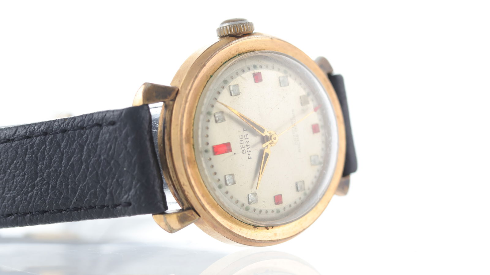 Vintage Parat Stone Set Dial Dress Watch - 2