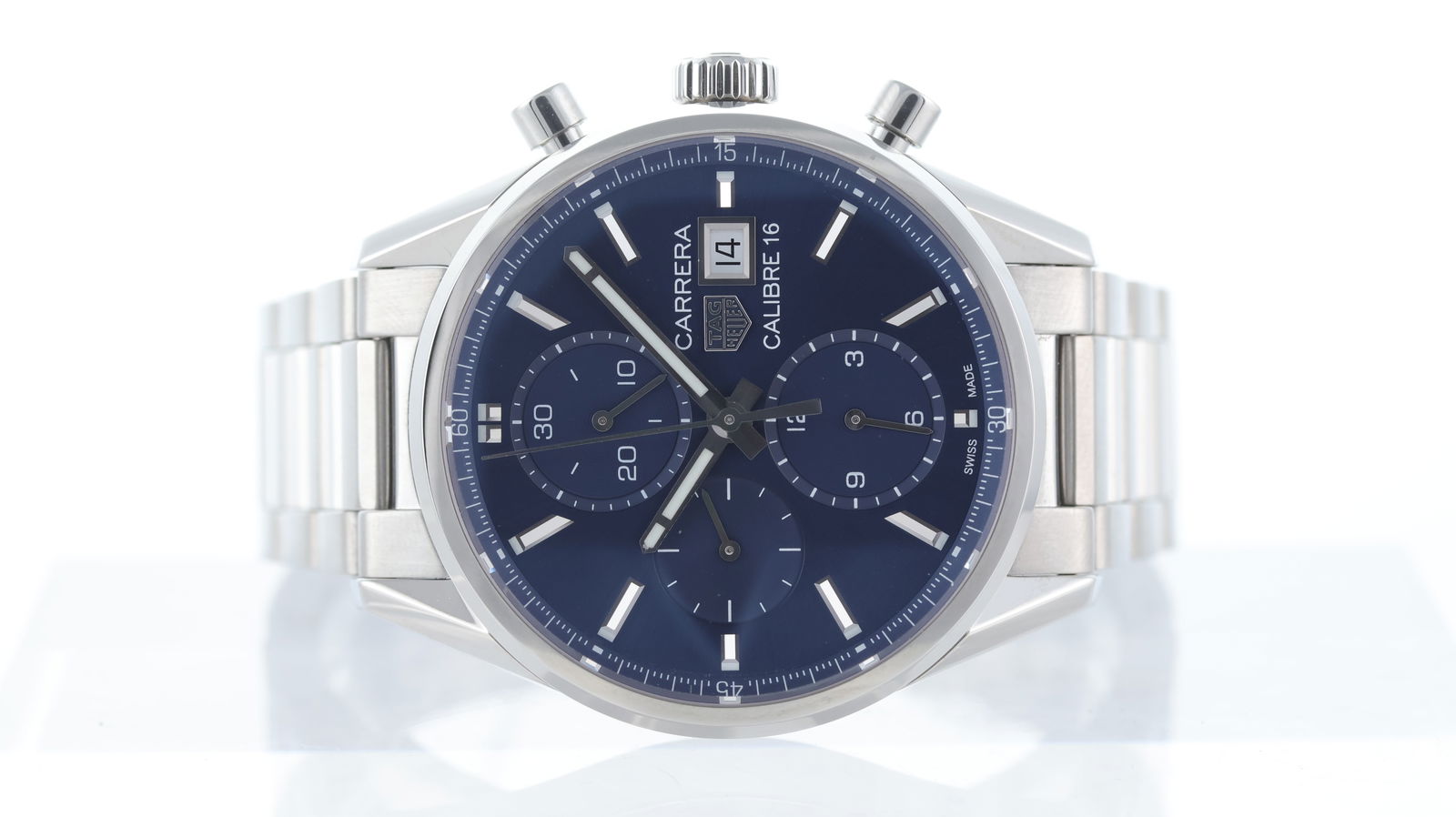 Tag Heuer Carrera Ref CBK2112 with Papers: Brand: Tag Heuer Model Name: Carrera Reference: CBK2112 Movement type: Automatic Movement calibre: Tag Heuer 16 Papers: Service Card Papers features: Swisstec service card dated 09/25 (24month warrant