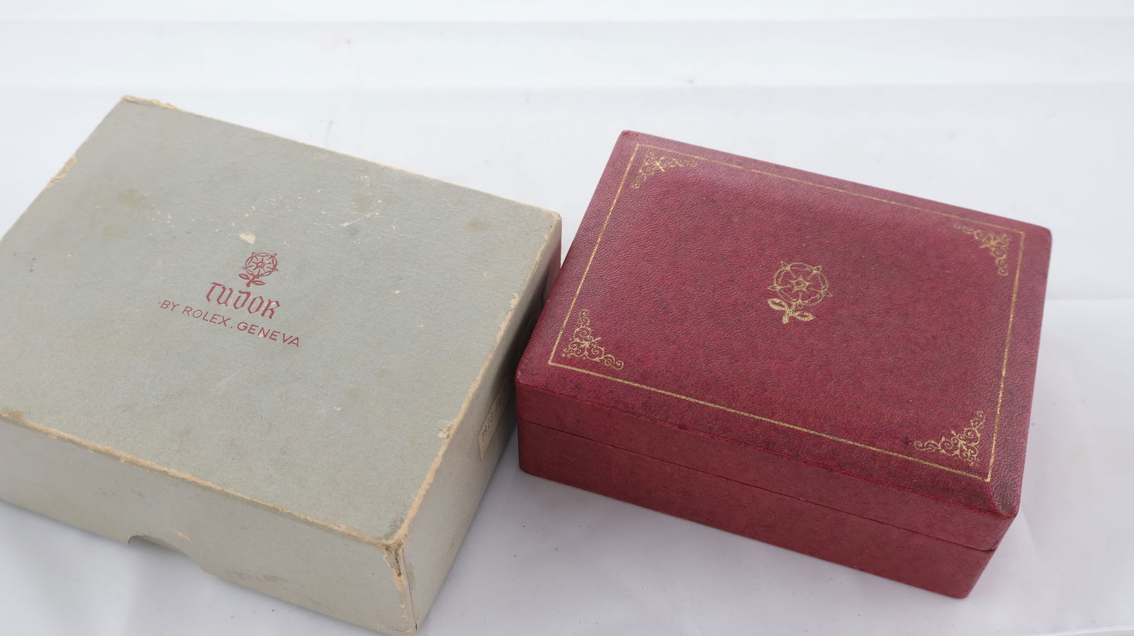 Rare Tudor Inner and Outer Watch Box: Rare Tudor Inner and Outer Watch Box