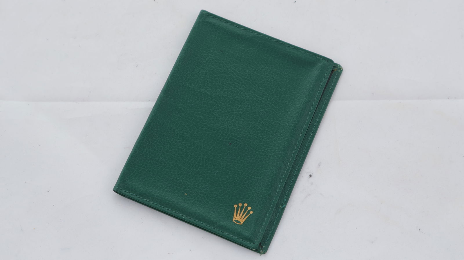 Rolex Green Leather Wallet: Rolex Green Leather Wallet