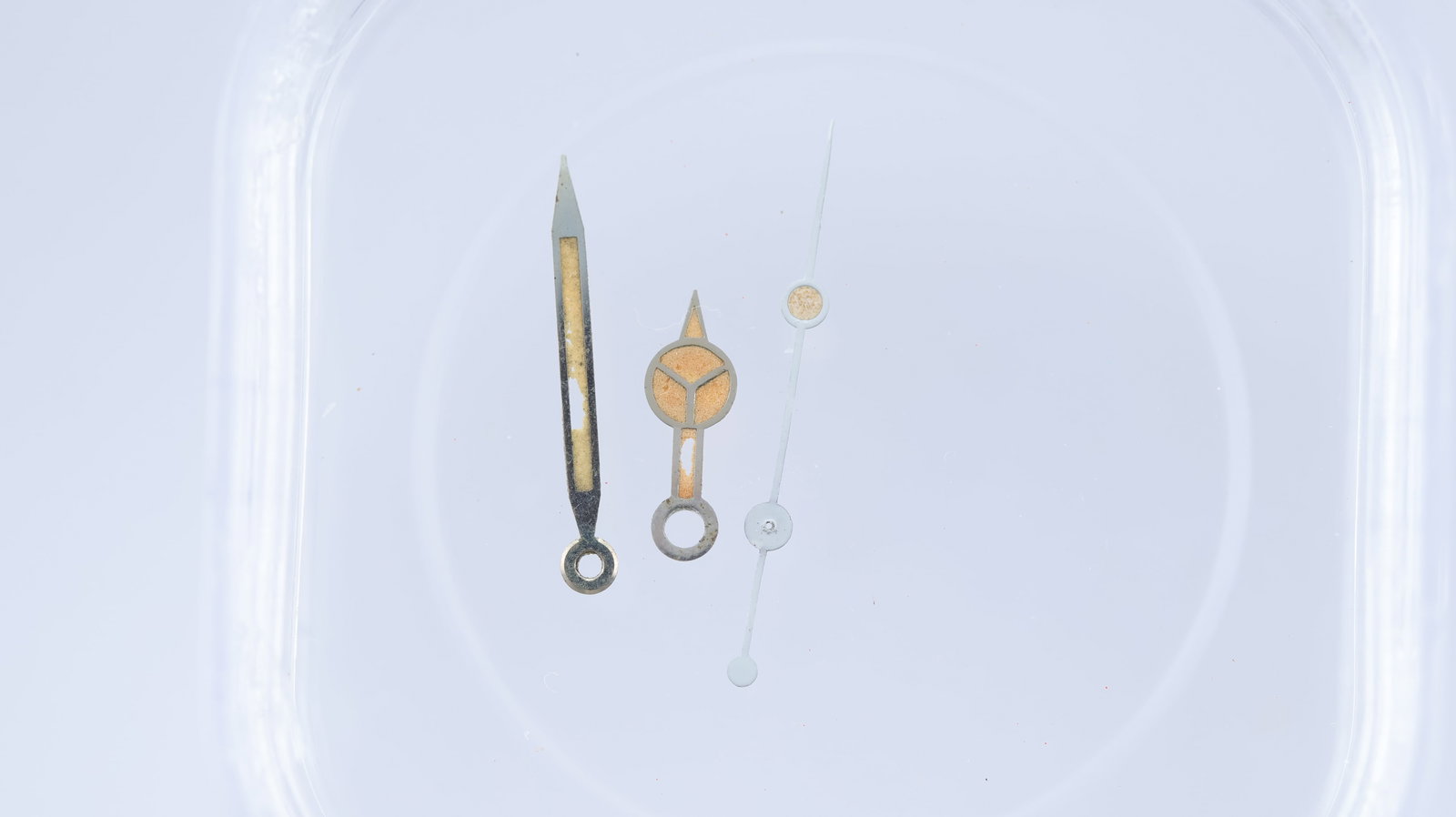 Rolex Stainless Steel Flat Hand Set Circa 1950s/1960s, for References 5512/5513/6536/5508/5510: Rolex Stainless Steel Flat Hand Set Circa 1950s/1960s, for References 5512/5513/6536/5508/5510