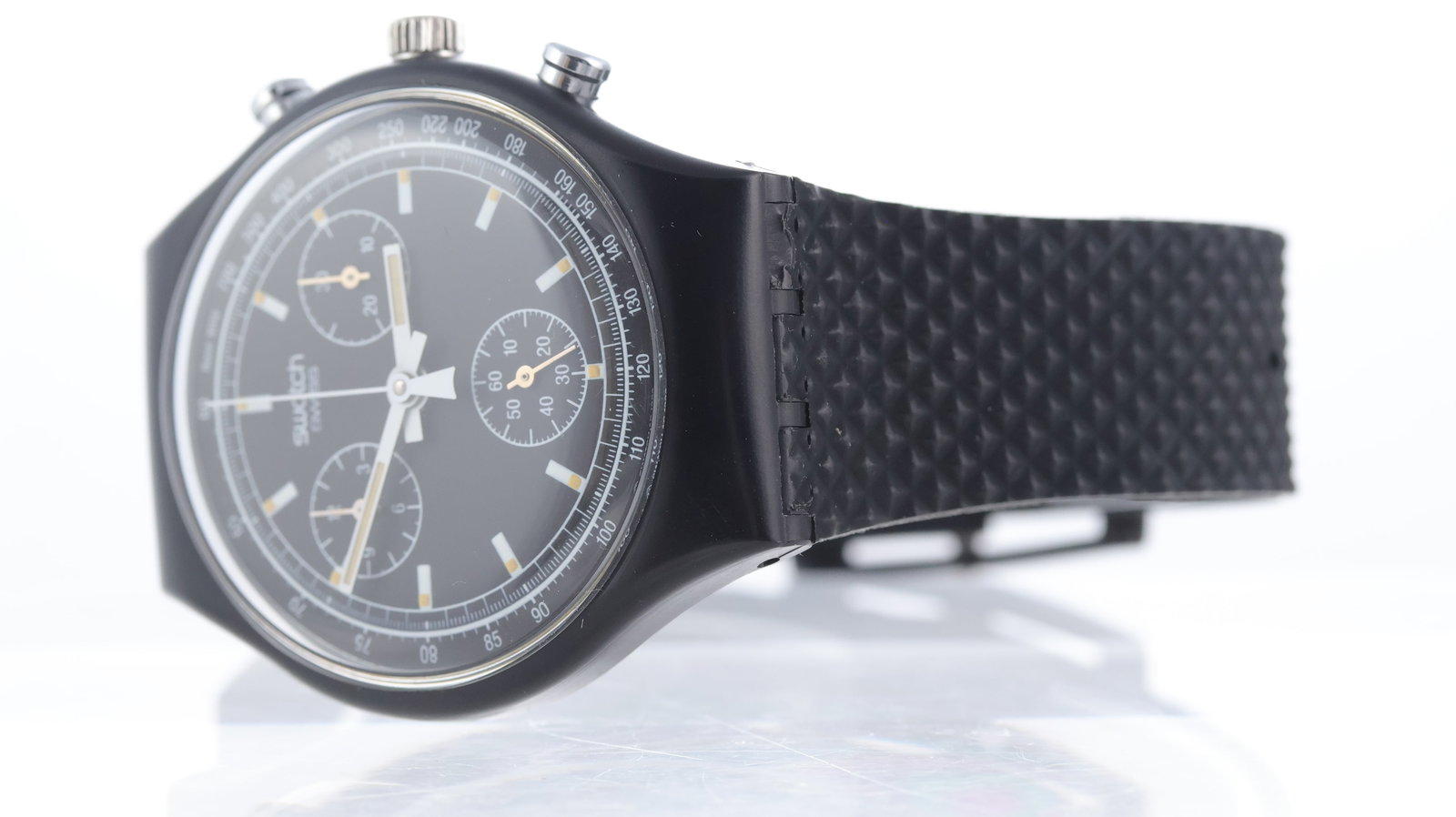 *To Be Sold Without Reserve* Swatch 'Black Friday' Ref SCB 100 with Box and Papers 1992 - 3