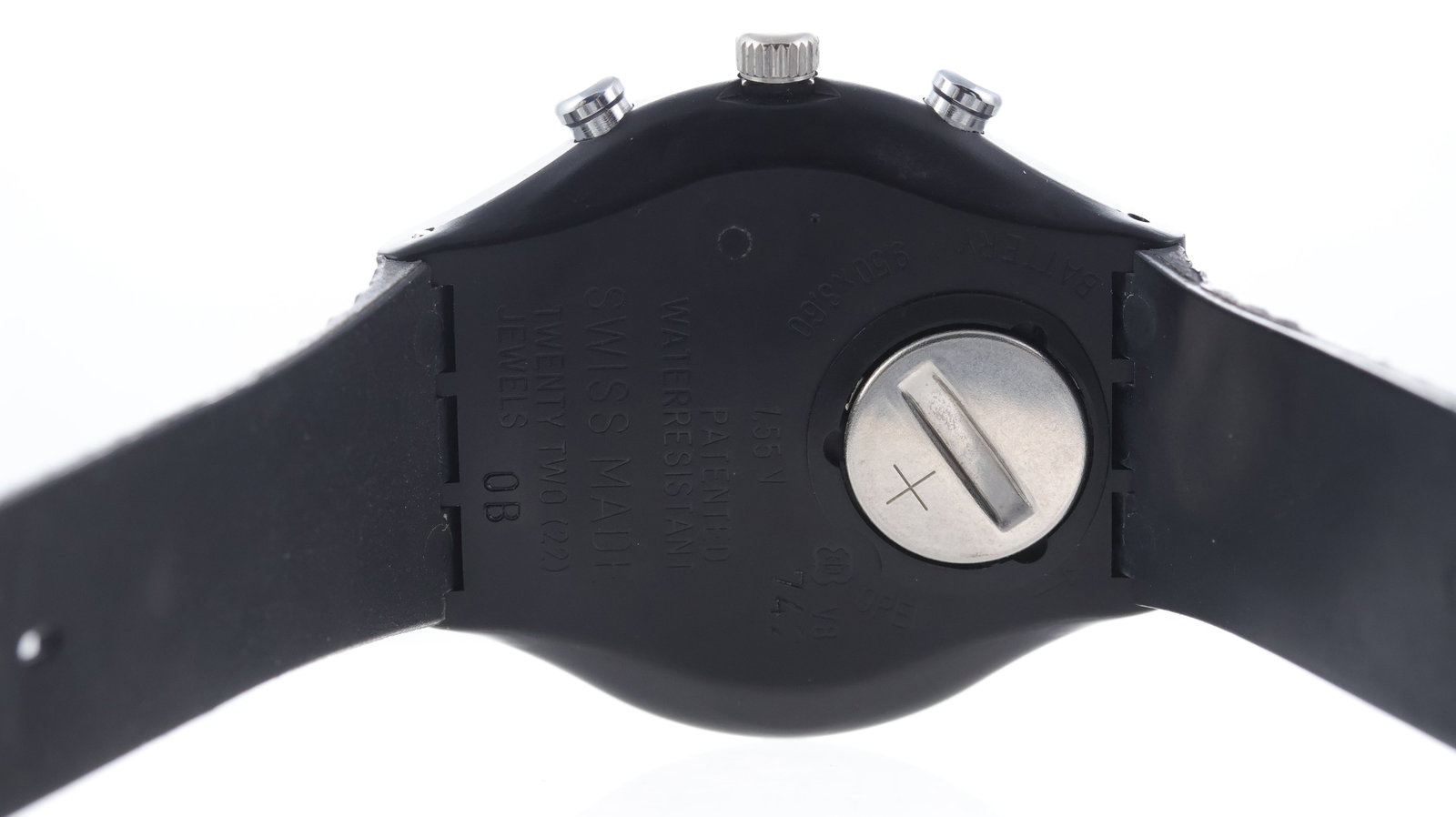 *To Be Sold Without Reserve* Swatch 'Black Friday' Ref SCB 100 with Box and Papers 1992 - 5