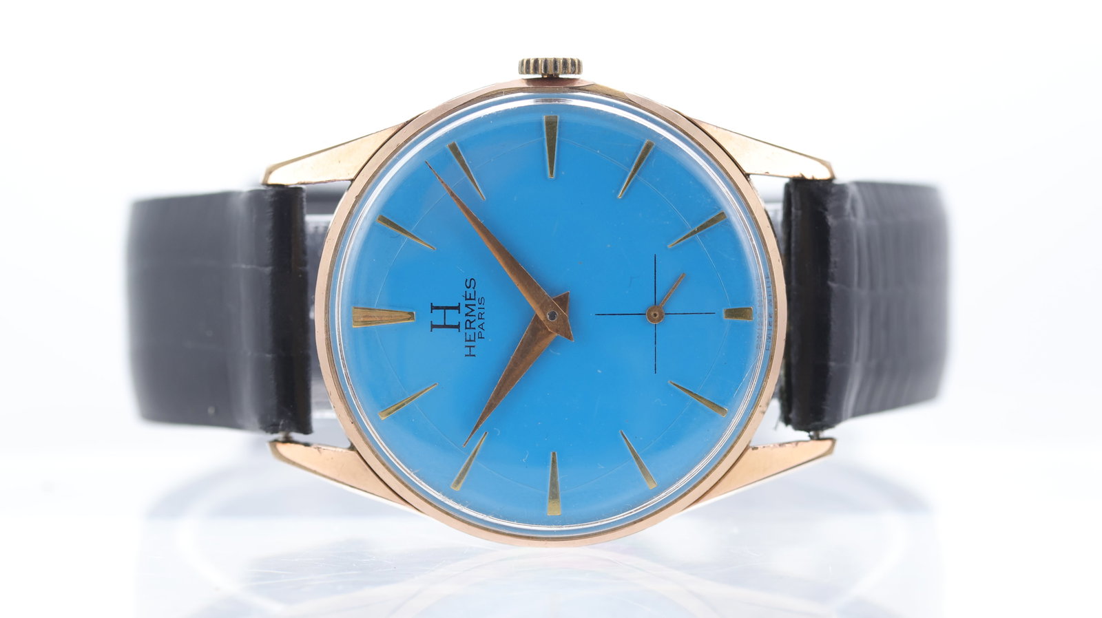 Vintage Hermes Paris Manual Wind Wristwatch Ref 1887: Brand: Hermes Model Name: Paris Reference: 1887 Movement type: Manual Wind Movement calibre: Hermes ETA 1130 Movement features: Signed Hermes Paris Dial shape: Circular