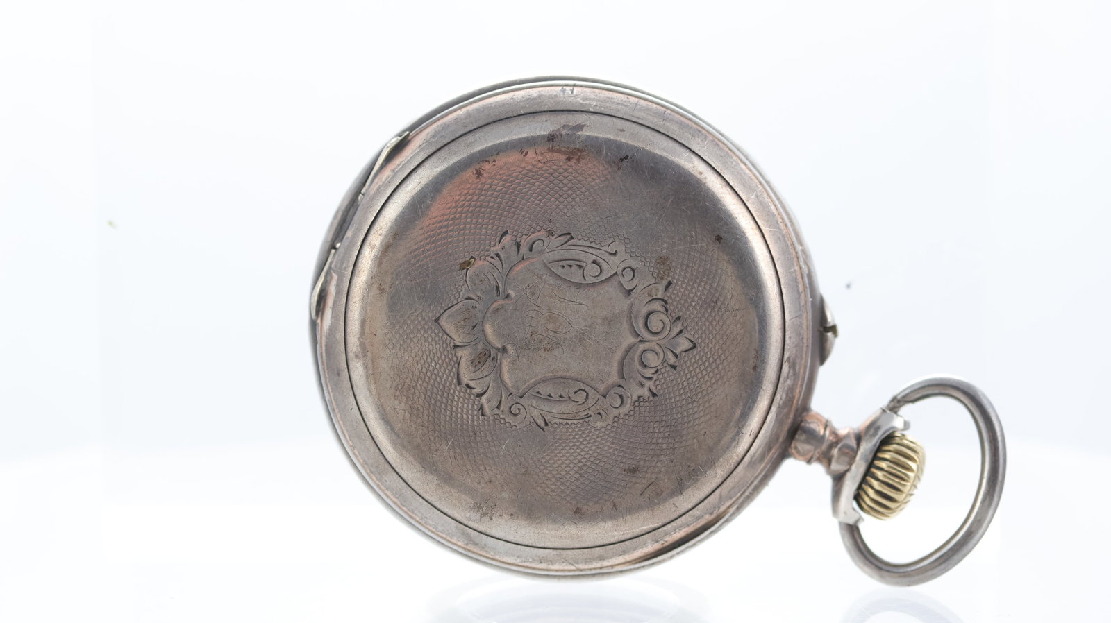 A Vintage Spiral Breguet 0.800 Silver Manually Wound Pocket Watch - 4