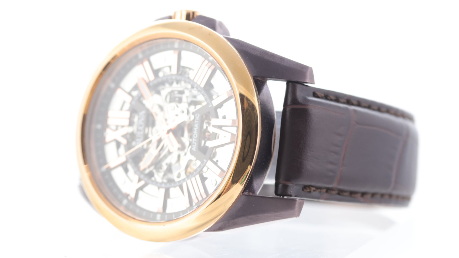 Bulova Sutton Skeleton Automatic Ref 98A165 - 3