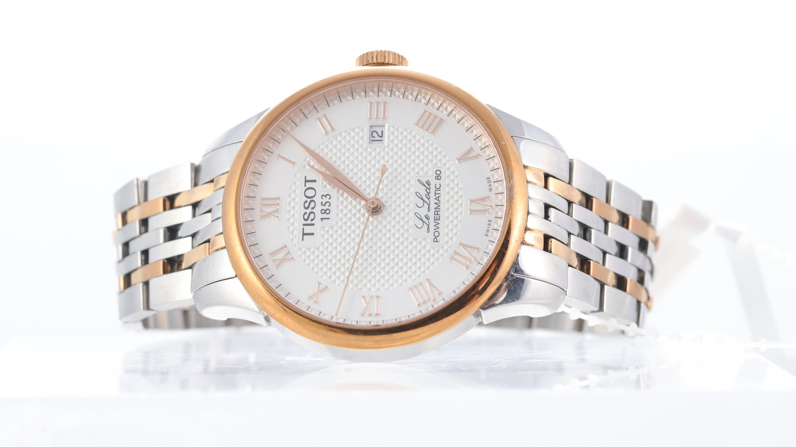 Tissot Le Locle Ref T006407B: Brand: Tissot Model Name: Le Locle Reference: T006407B Movement type: Automatic Movement calibre: Tissot Powermatic 80 Dial shape: Circular Dial colour: Silver Dial feat