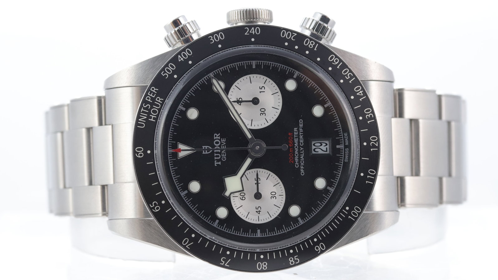 Tudor Black Bay Chrono Ref 79360N with Tudor Service Papers (1 of 4)