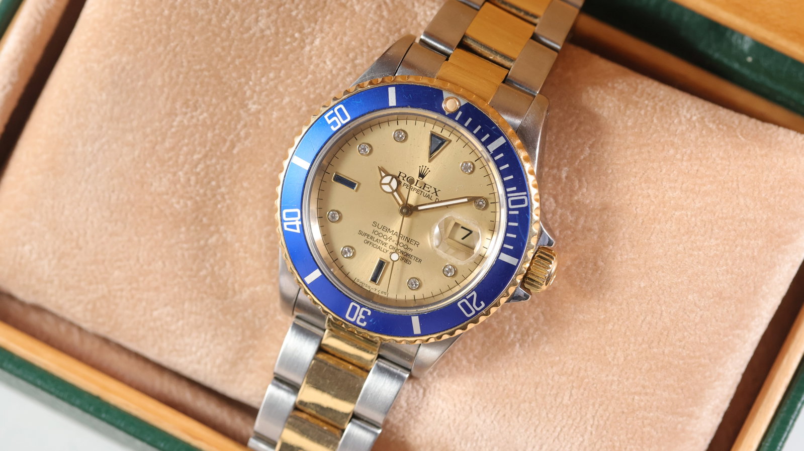 Rolex Submariner 'Blusey' Ref 16613 with Box and Papers 1994 (1 of 6)