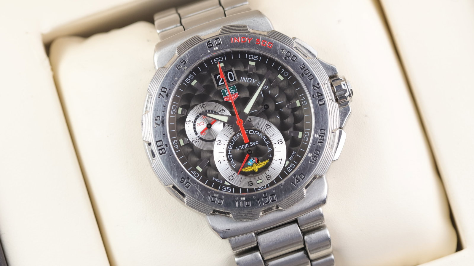 Tag Heuer Indy 500 Ref CAH101A with Box (1 of 6)