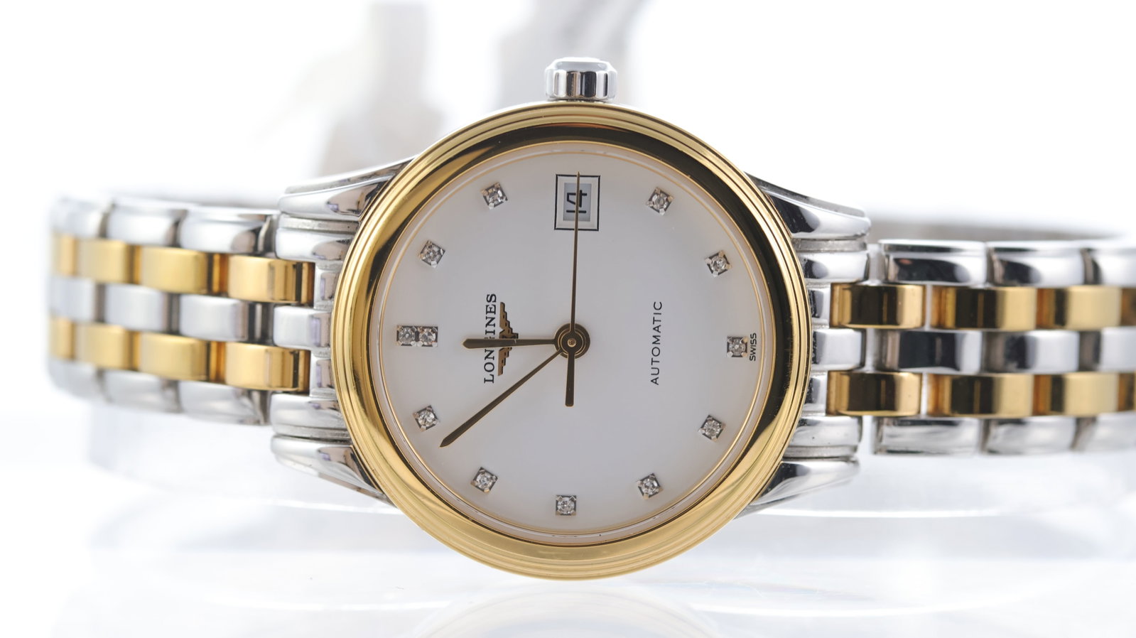 Longines Flagship Ref L4.274.3 with Box and Papers 2023: Brand: Longines Model Name: Flagship Reference: L4.274.3 Movement type: Automatic Movement calibre: Longines L592.2 Year: 2023 Box: Full Box Papers: Full Set Papers Papers features: Warranty and