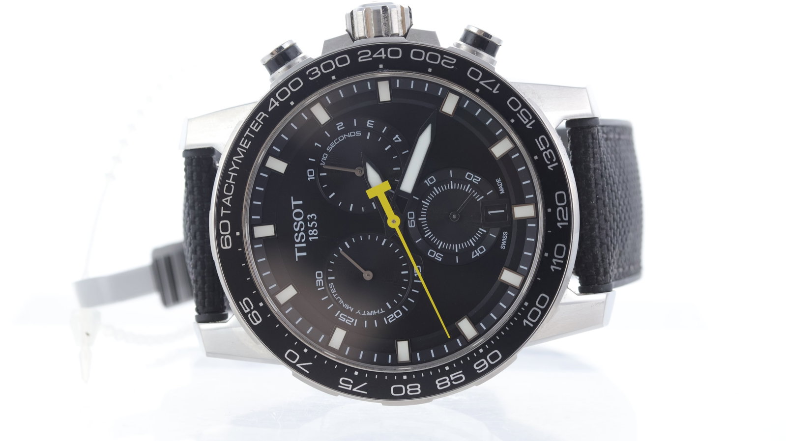 Tissot T Sport Ref T125617: Brand: Tissot Model Name: T Sport Reference: T125617 Movement type: Quartz Dial shape: Circular Dial colour: Black Dial features: Applied hour markers, three subsidiary dials, date at 6 o'clock
