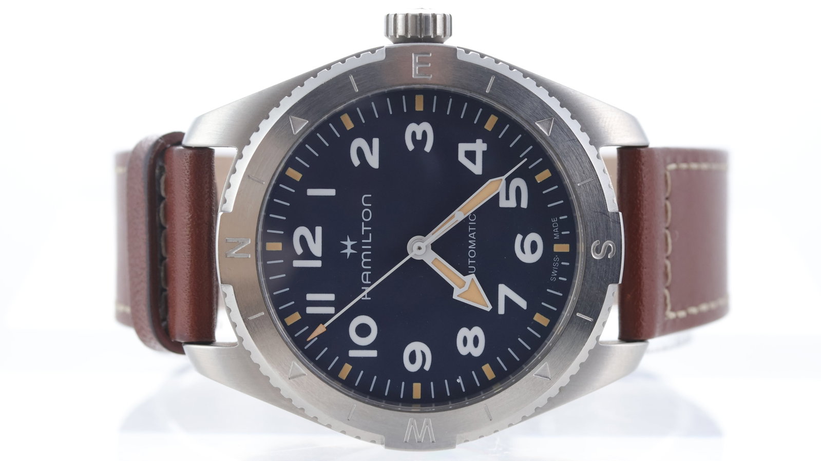 Hamilton Khaki Field Expedition Ref H703150: Brand: Hamilton Model Name: Khaki Field Expedition Reference: H703150 Movement type: Automatic Dial shape: Circular Dial colou