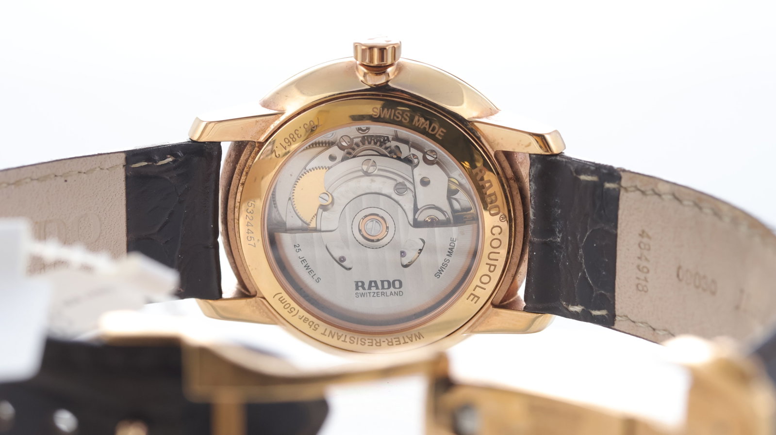 Rado Coupole Rose gold plated Ref 01.763.3861.2 with Box and Papers 2020 - 4