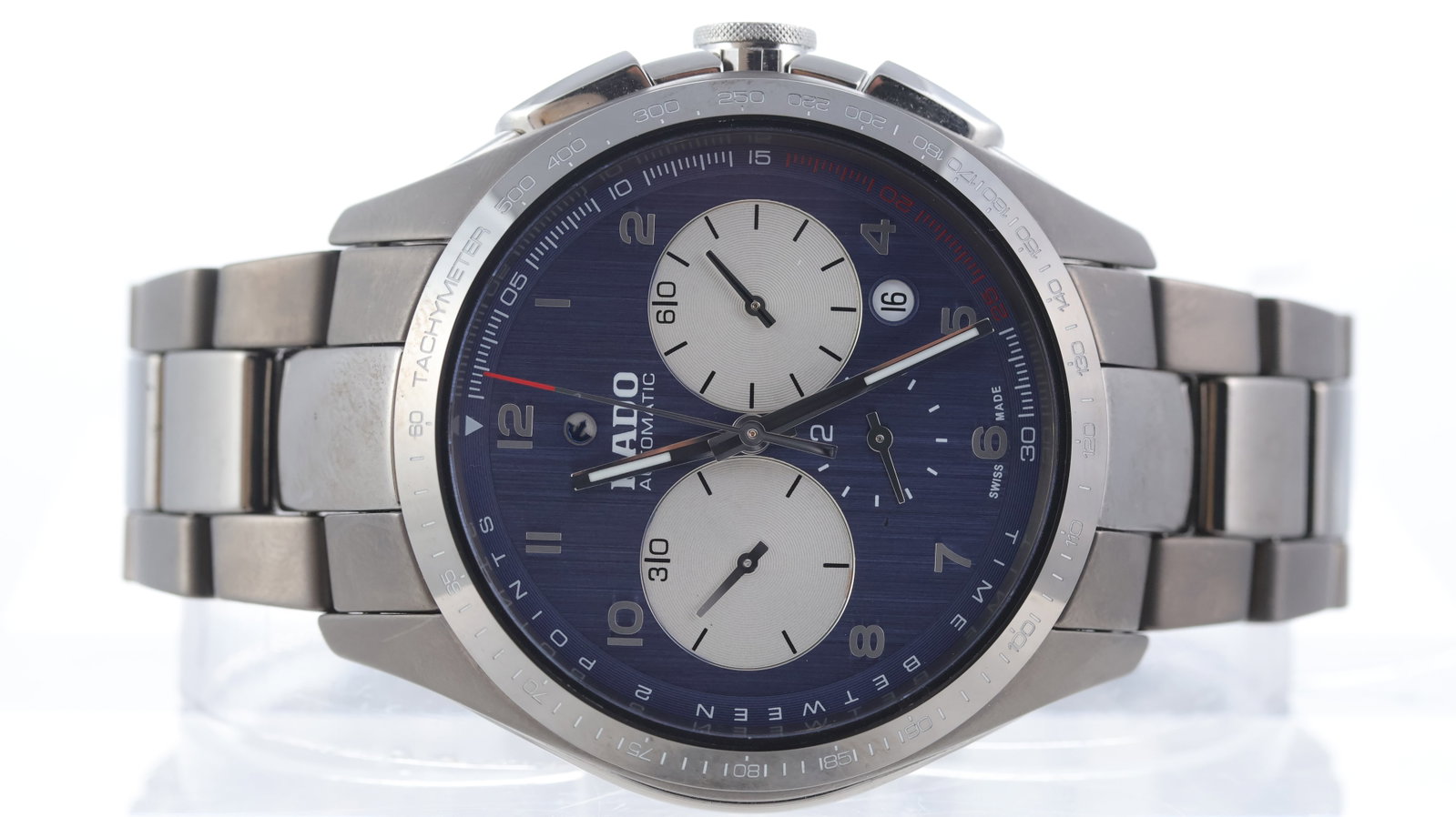 Rado Hyperchrome Ref 650.0022.3.001: Brand: Rado Model Name: Hyperchrome Reference: 650.0022.3.001 Movement type: Automatic Dial shape: Circular Dial colour: