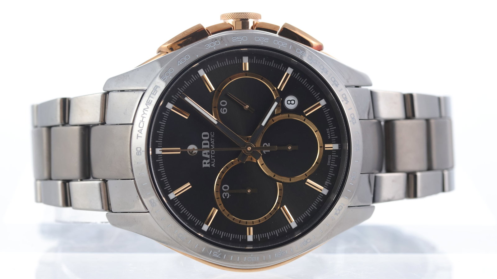 Rado Hyperchrome Automatic Ref 650.0118.3: Brand: Rado Model Name: Hyperchrome Reference: 650.0118.3 Movement type: Automatic Dial shape: Circular Dial colour: