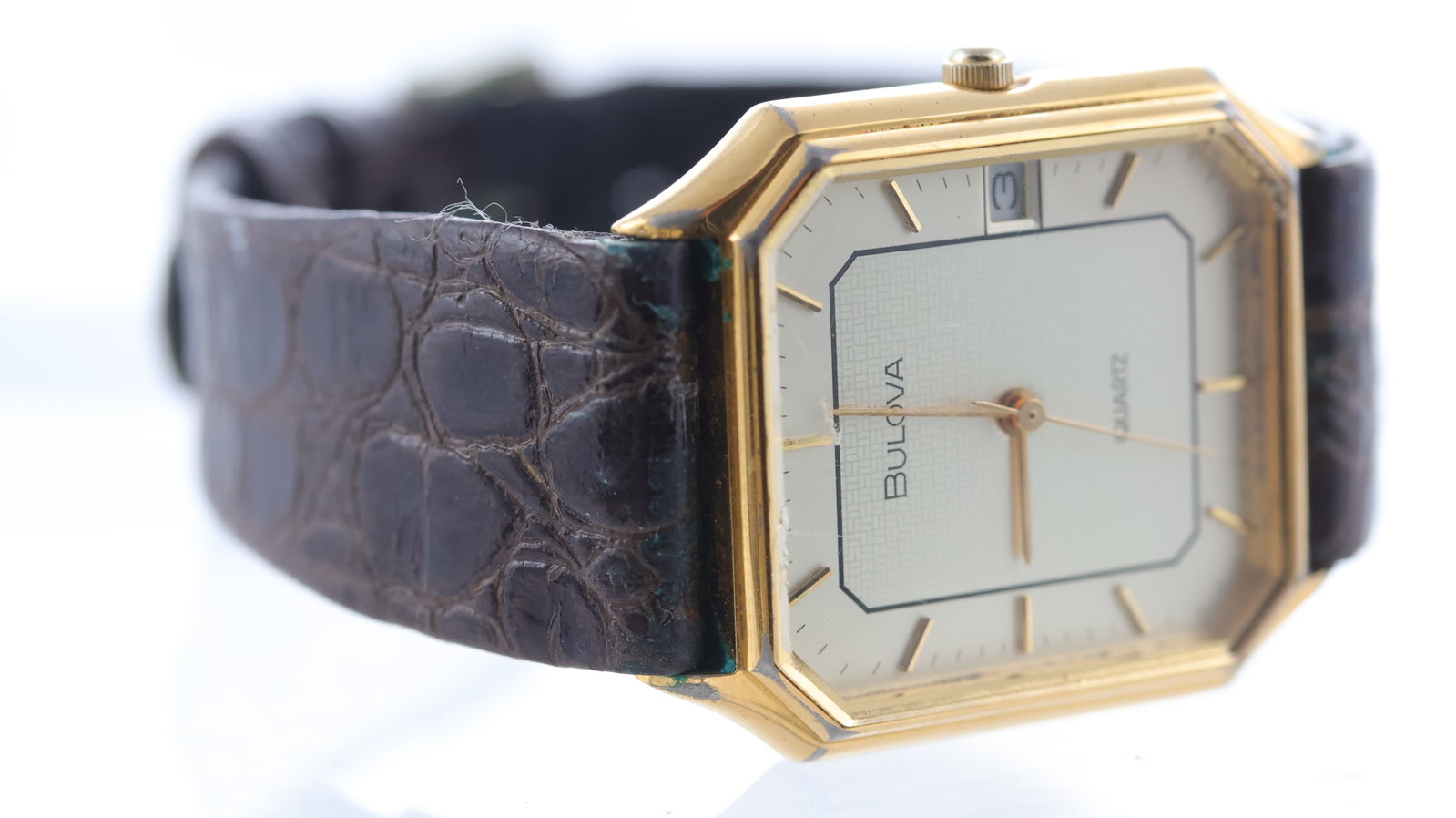 *To Be Sold Without Reserve* Vintage Bulova Art Deco 'Tank' Ref G72 Circa 1980's - 2