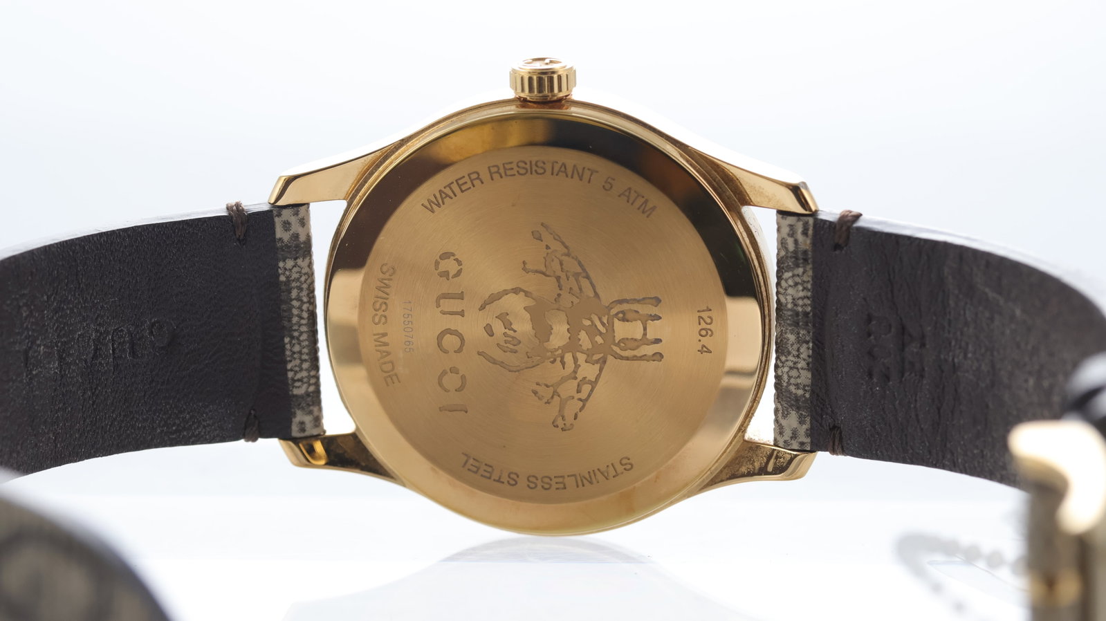 Gucci G Timeless 'Bumblee Bee' Ref 126.4 with Box and Papers - 4