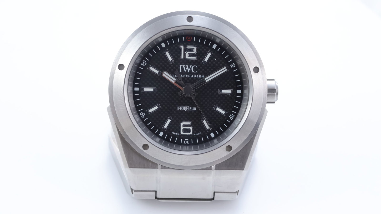 Limited Edition IWC Ingenieur Alarm Desk Clock (1 of 5)