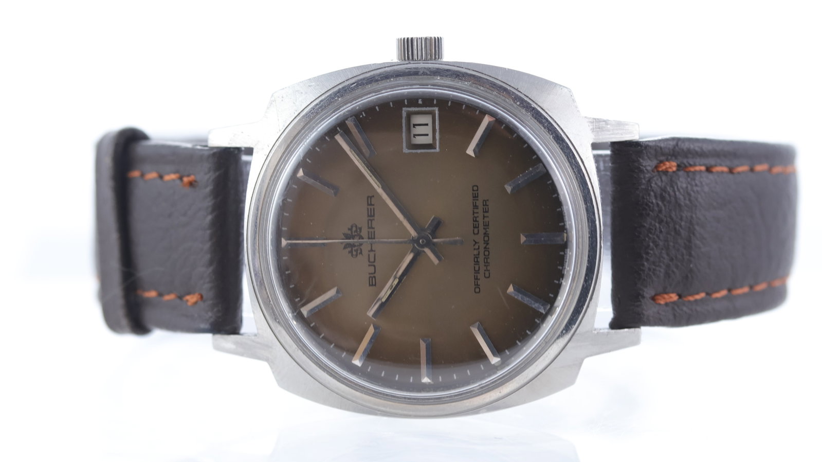 Vintage Bucherer Chronometer Ref 1844 Date Automatic (1 of 5)