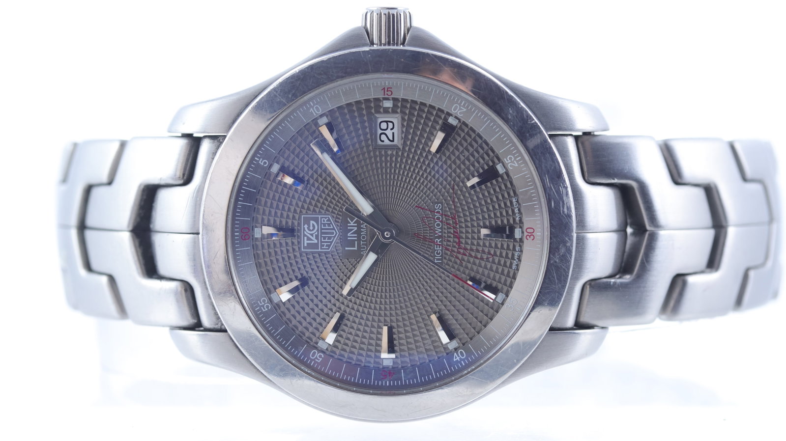 Limited Edition Tag Heuer 'Tiger Woods' Automatic Link Ref WJF2113 (1 of 5)