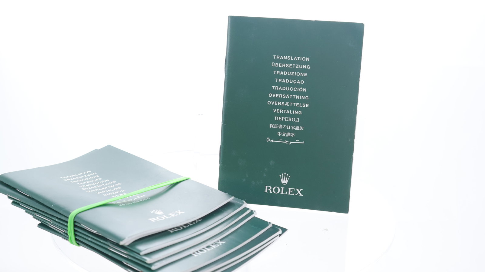 20x Rolex Translation booklets in 2x styles (10x each) (1 of 3)