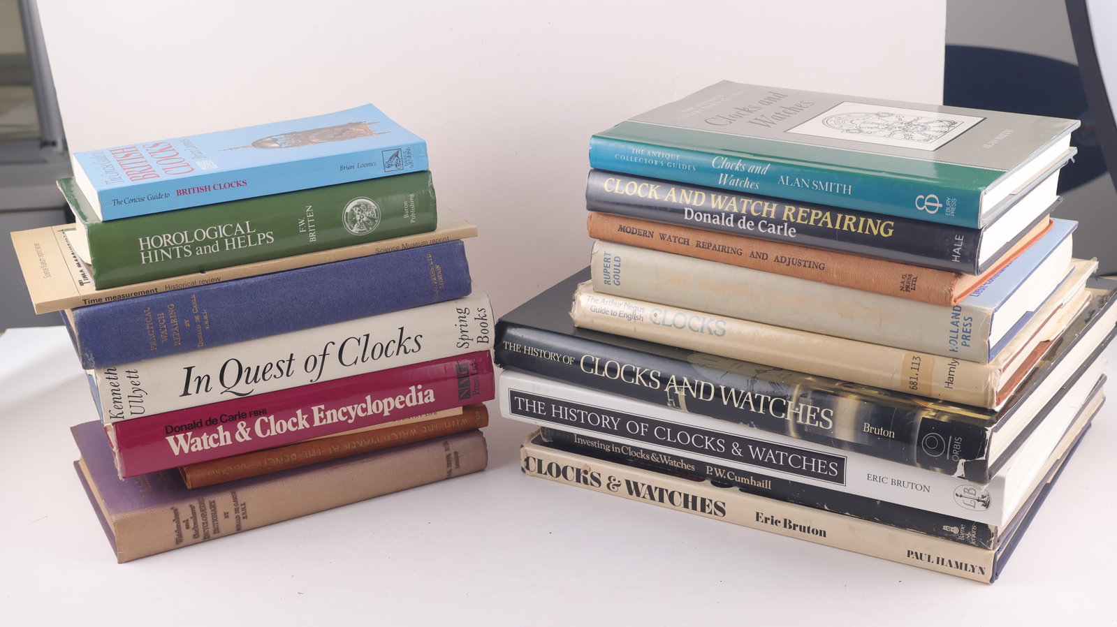A Job Lot of Horology Books – Clocks, Watches & Watchmaking (1 of 1)